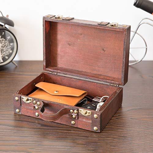 Vintiquewise(TM) Old-Fashioned Small Suitcase/Decorative Box with
