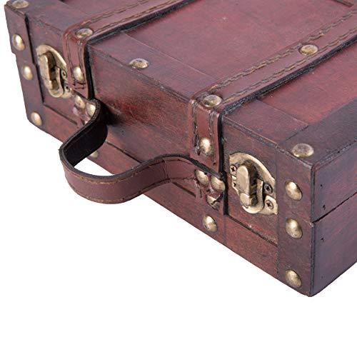 Vintiquewise(TM) Old-Fashioned Small Suitcase/Decorative Box with