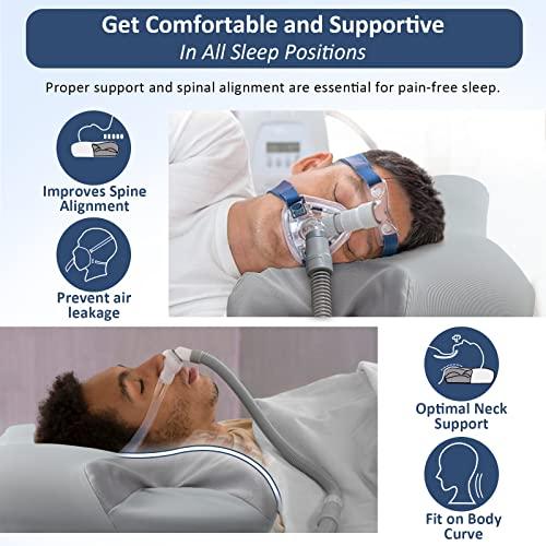 Memory Foam Pillow for CPAP Side Sleeper, IKSTAR 2.0 CPAP